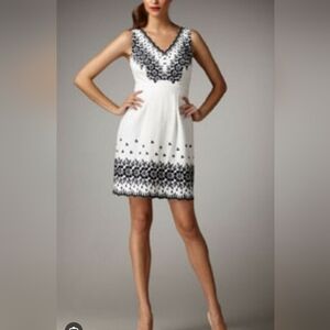 KATE SPADE WHITE EMBROIDERY DRESS SIZE 10